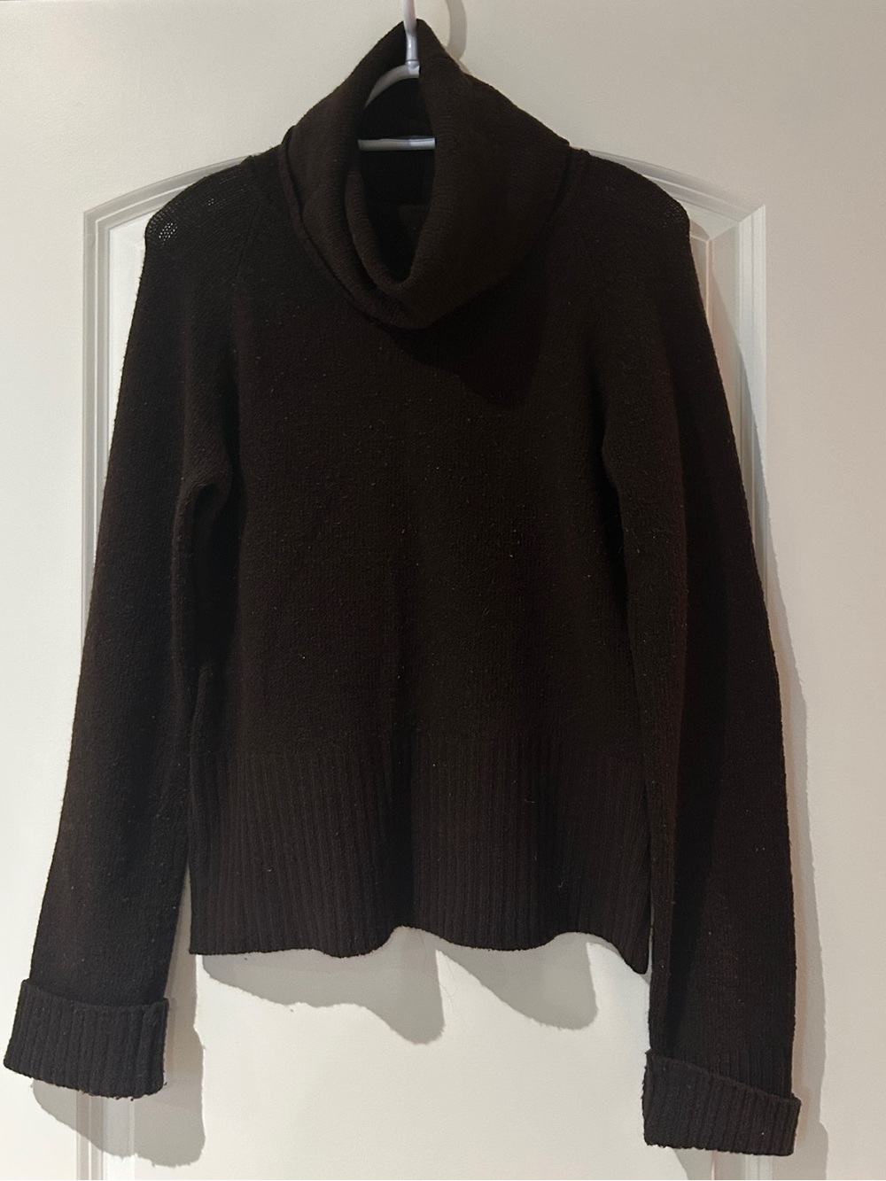 Women's Seduction Brown Turtleneck Sweater